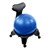 CanDo Plastic Mobile Ball Chair w/ Back - Blue (22" Diameter)